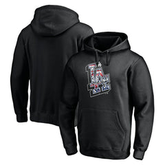 Black Los Angeles Dodgers Fanatics Hometown Fitted Pullover Hoodie