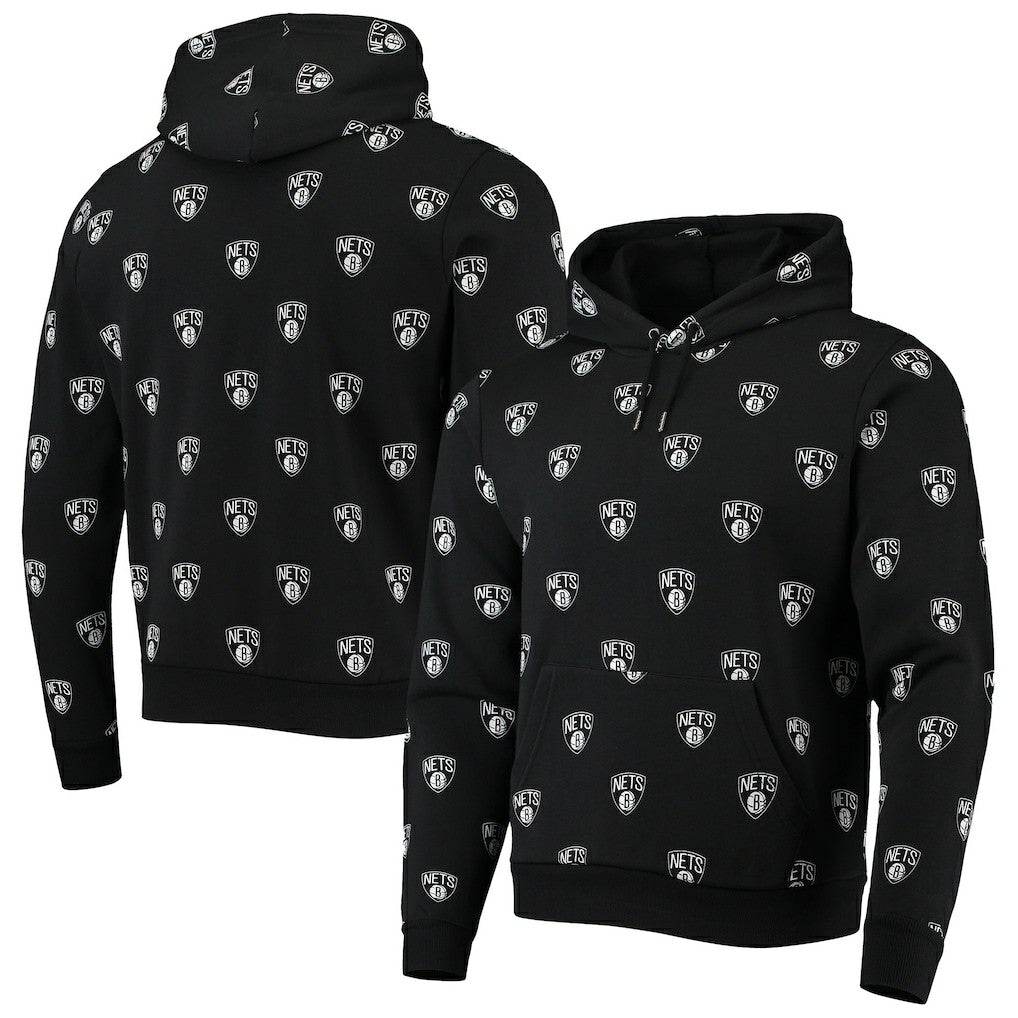 Brooklyn Nets The Wild Collective Unisex Allover Logo Pullover Hoodie