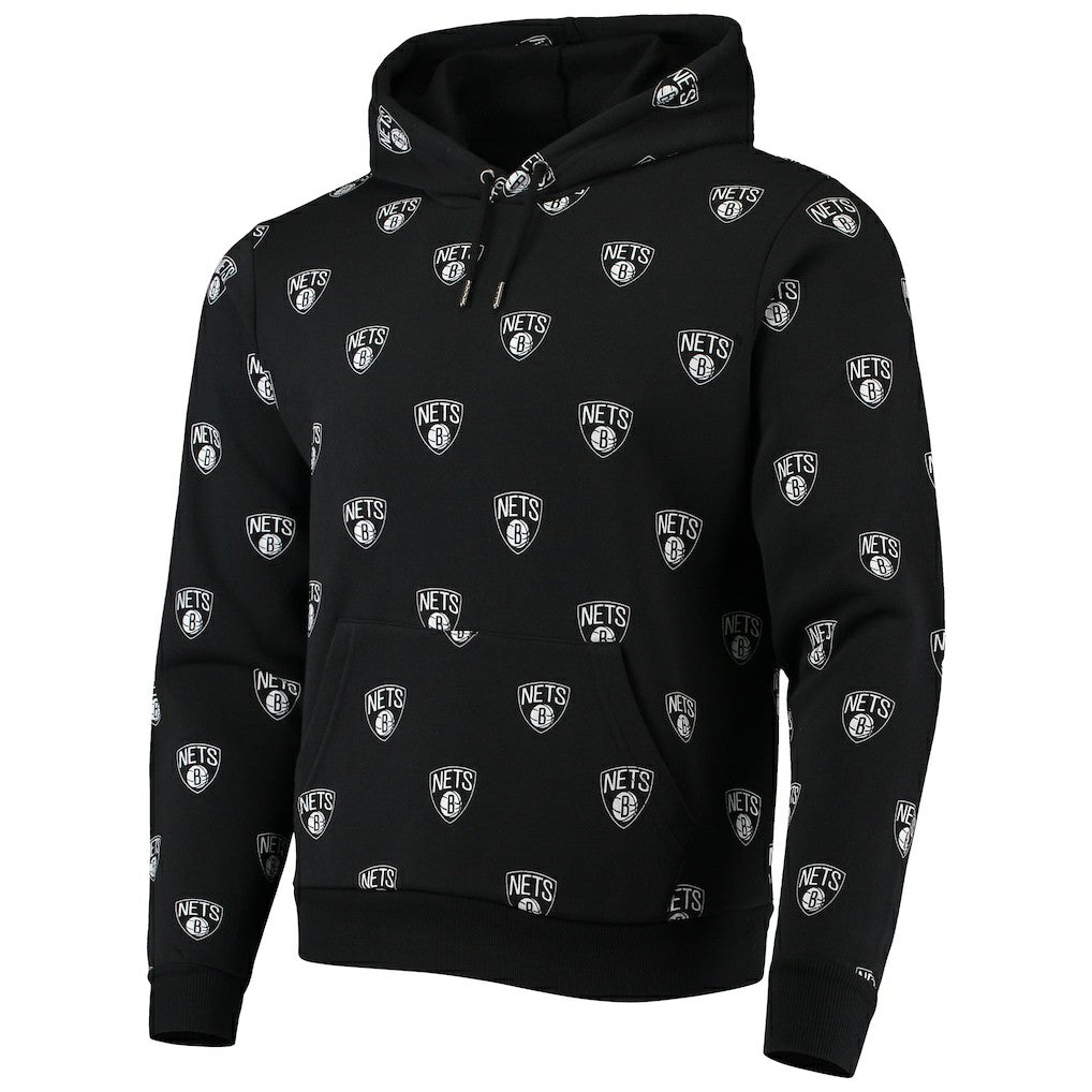 Brooklyn Nets The Wild Collective Unisex Allover Logo Pullover Hoodie