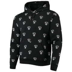 Brooklyn Nets The Wild Collective Unisex Allover Logo Pullover Hoodie