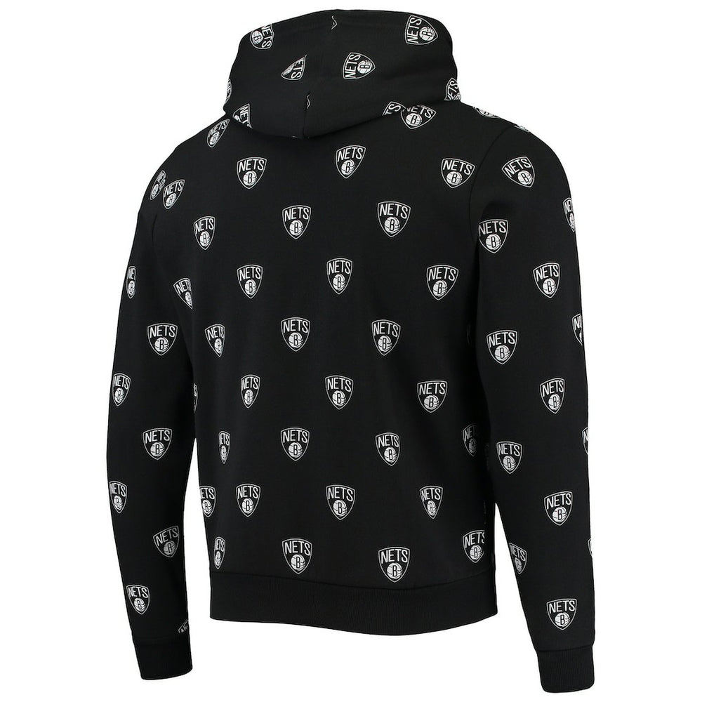 Brooklyn Nets The Wild Collective Unisex Allover Logo Pullover Hoodie