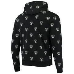 Brooklyn Nets The Wild Collective Unisex Allover Logo Pullover Hoodie