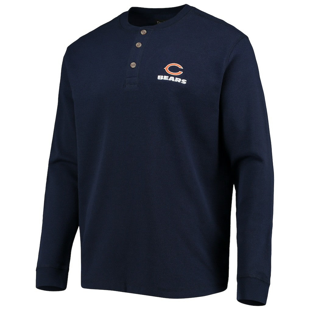 Dunbrooke Logo Maverick Thermal Henley Long Sleeve T-Shirt - Chicago Bears T-shirts