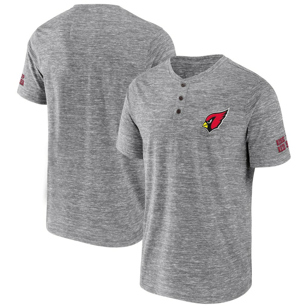 NFL x Darius Rucker Collection Slub Henley T-Shirt - Arizona Cardinals T-shirts