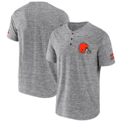 NFL x Darius Rucker Collection Slub Henley T-Shirt - Cleveland Browns T-shirts
