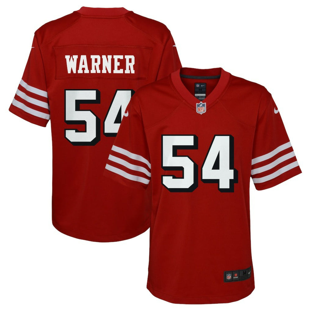 Fred Warner  Youth Game Jersey - San Francisco 49ers Jerseys