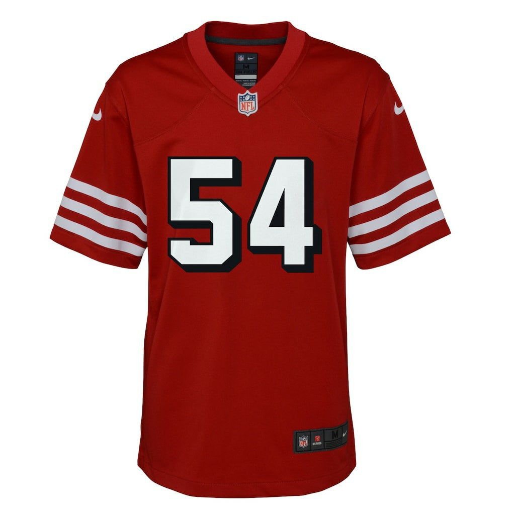 Fred Warner  Youth Game Jersey - San Francisco 49ers Jerseys