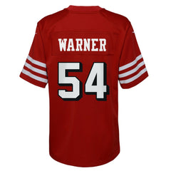 Fred Warner  Youth Game Jersey - San Francisco 49ers Jerseys