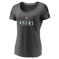 Women's League Leader Space Dye V-Neck T-Shirt - San Francisco 49ers T-shirts