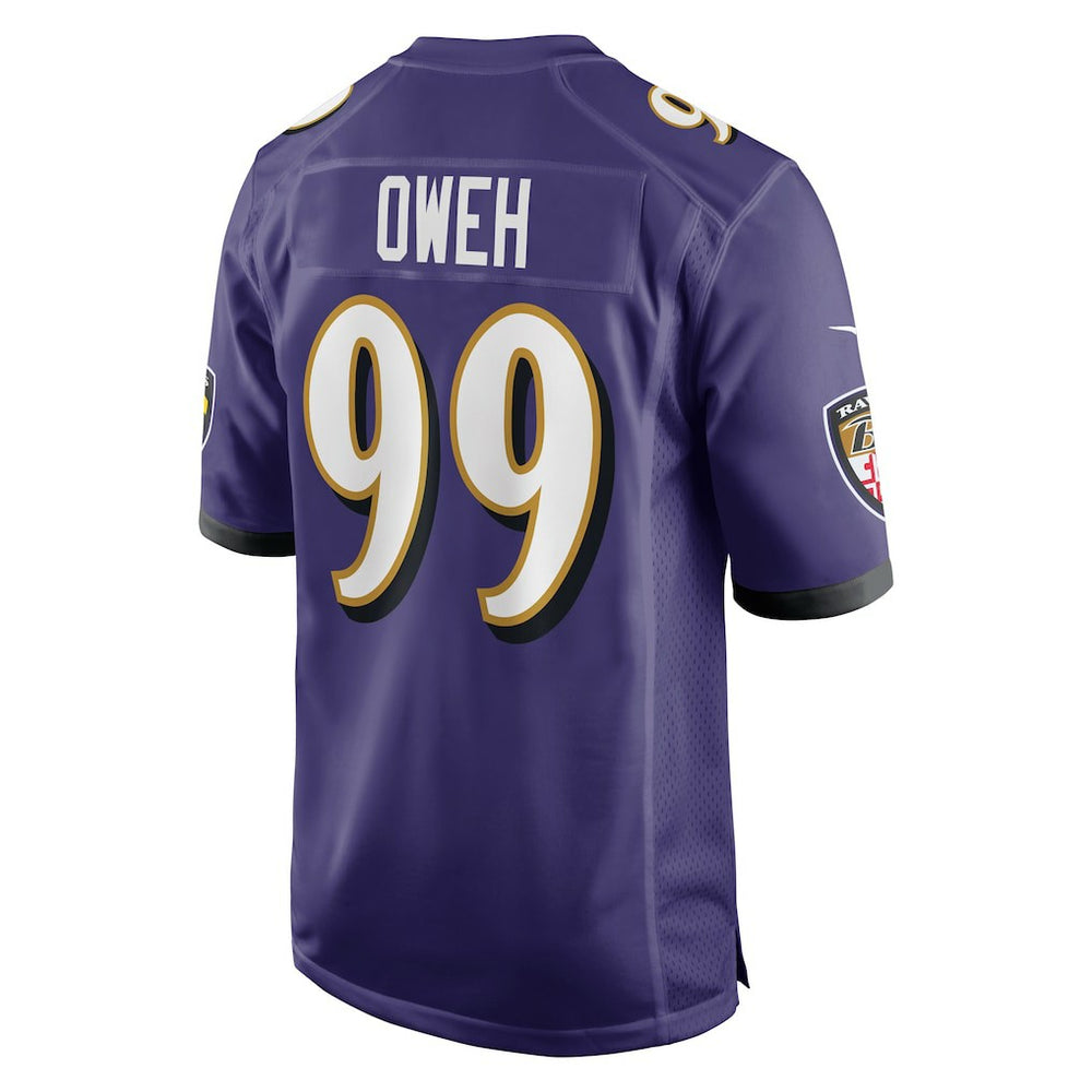 Odafe Oweh  Game Jersey - Baltimore Ravens Jerseys