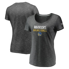 Fanatics Golden State Warriors Women's Double-Fade Space-Dye V-Neck T-Shirt sale