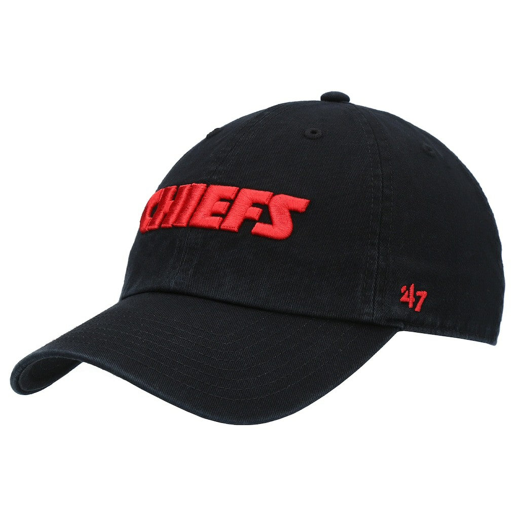 '47 Clean Up Script Adjustable Hat - Kansas City Chiefs Hats
