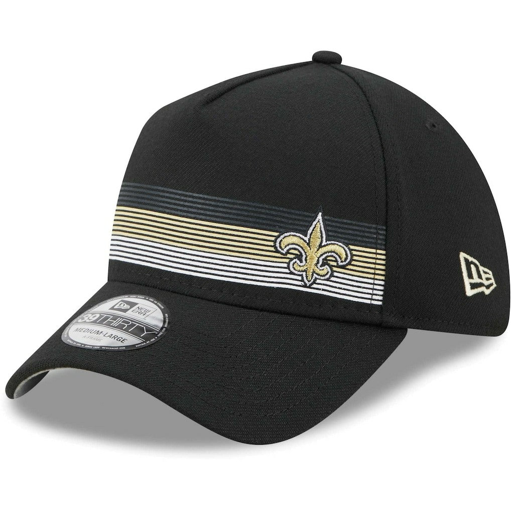Flawless Stripe 39THIRTY Flex Hat - New Orleans Saints Hats