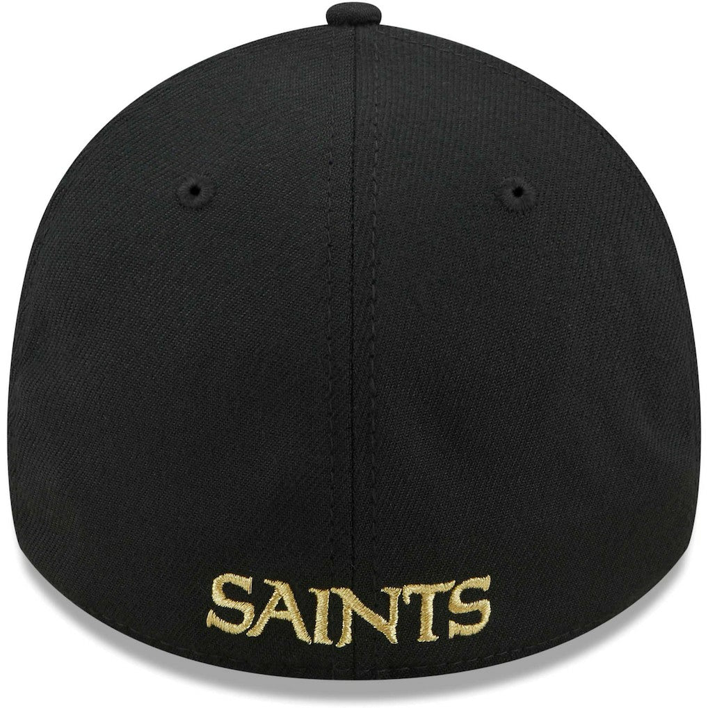 Flawless Stripe 39THIRTY Flex Hat - New Orleans Saints Hats