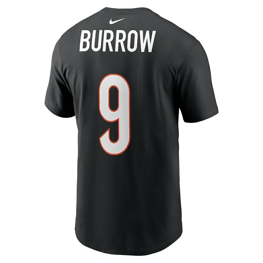 Joe Burrow  Player Name & Number T-Shirt - Cincinnati Bengals T-shirts