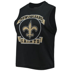 Junk Food Women's Rib Ranger Muscle Tank Top - New Orleans Saints Tops