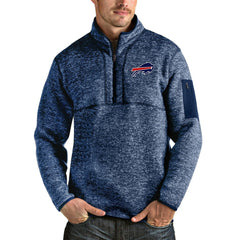 Antigua Fortune Quarter-Zip Pullover Jacket - Buffalo Bills Pullover