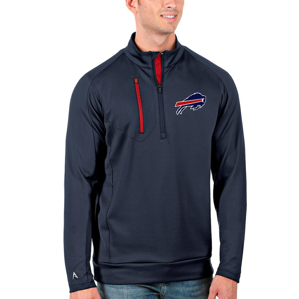 Antigua Generation Quarter-Zip Pullover Jacket - Buffalo Bills Pullover