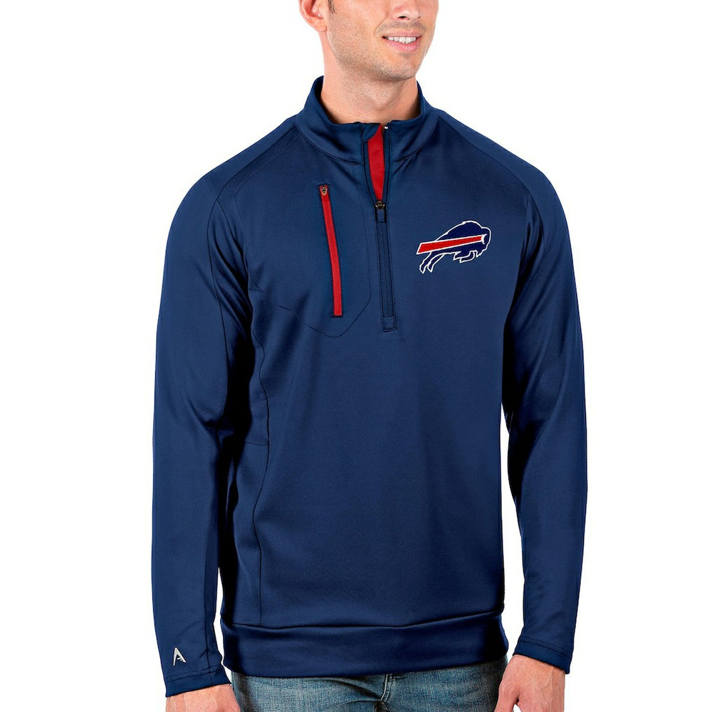 Antigua Generation Quarter-Zip Pullover Jacket - Buffalo Bills Pullover