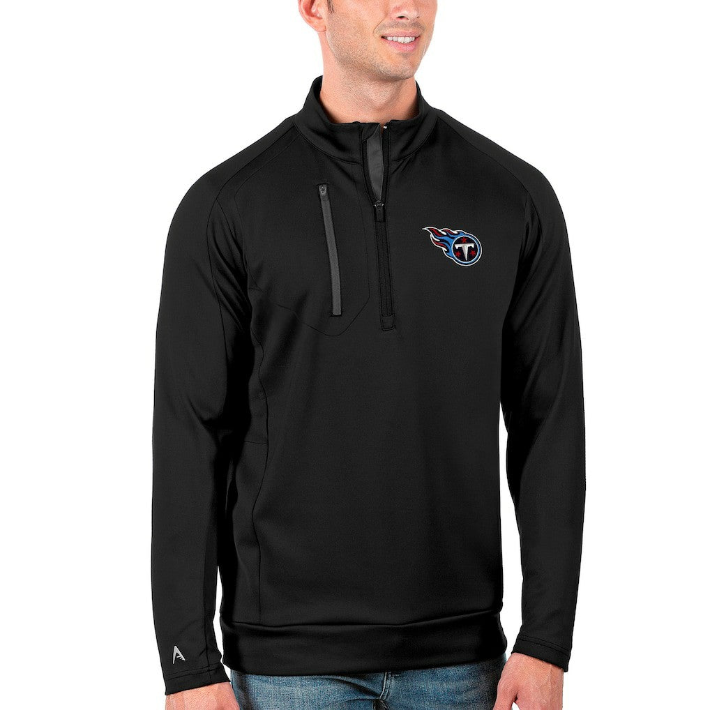 Antigua Generation Quarter-Zip Pullover Jacket - Tennessee Titans Pullover