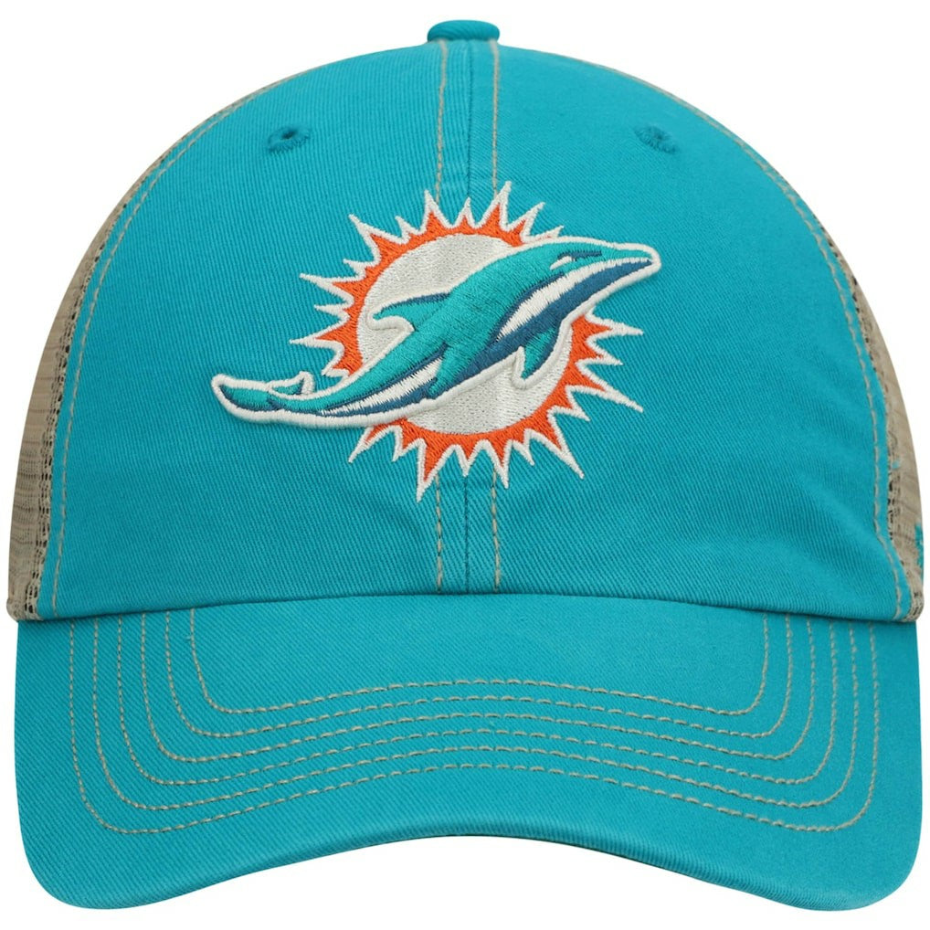 '47 Trawler Trucker Clean Up Snapback Hat - Miami Dolphins Hats