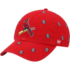 Red St. Louis Cardinals '47 Confetti Clean Up Adjustable Hat