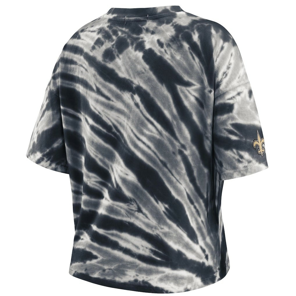 WEAR by Erin Andrews Women's Tie-Dye T-Shirt - New Orleans Saints T-shirts