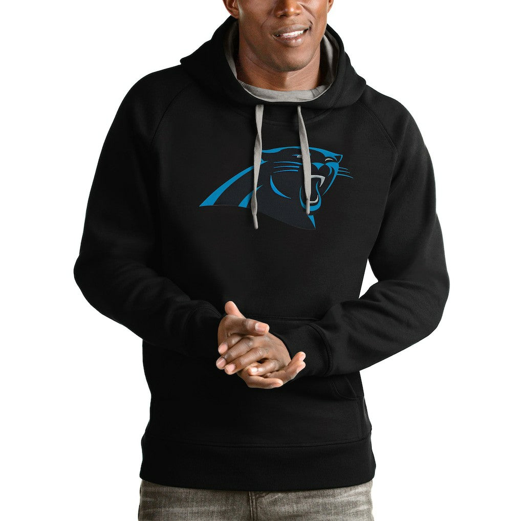 Antigua Victory Pullover Hoodie - Carolina Panthers Hoodies