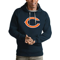 Antigua Logo Victory Pullover Hoodie - Chicago Bears Hoodies