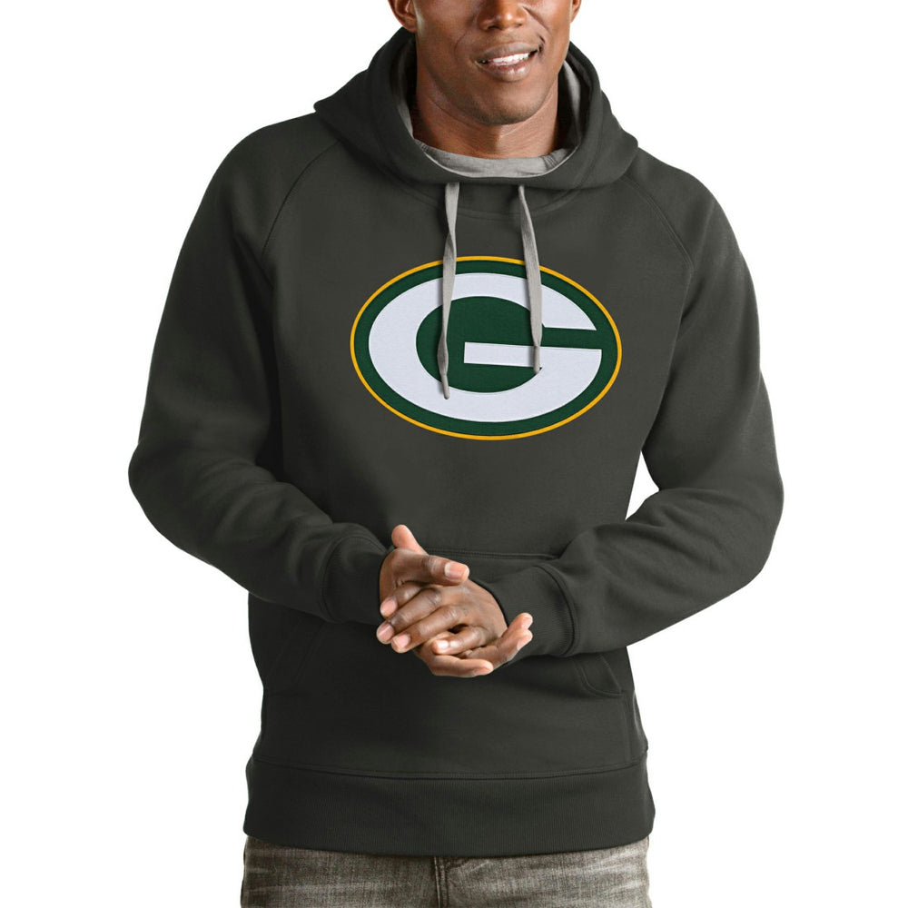 Antigua Victory Pullover Hoodie - Green Bay Packers Hoodies