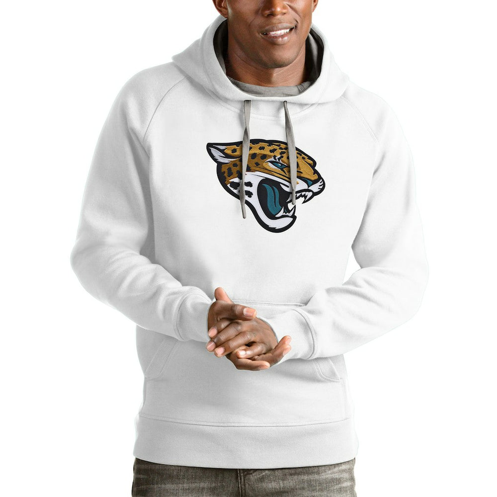 Antigua Victory Pullover Hoodie - Jacksonville Jaguars Hoodies