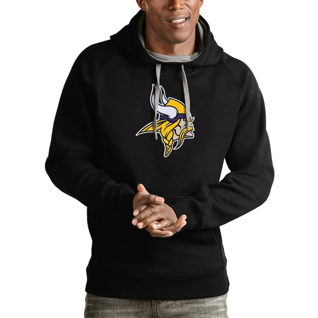 Antigua Victory Pullover Hoodie - Minnesota Vikings Hoodies