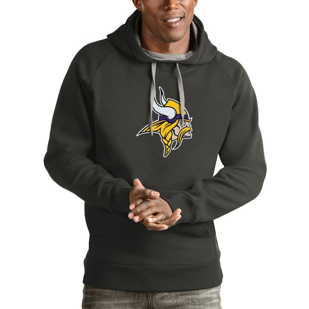 Antigua Victory Pullover Hoodie - Minnesota Vikings Hoodies