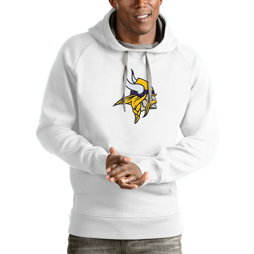 Antigua Victory Pullover Hoodie - Minnesota Vikings Hoodies
