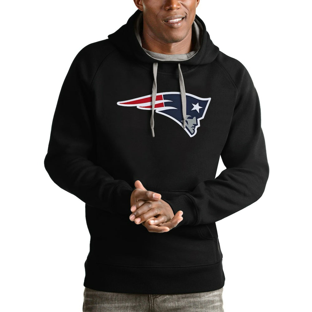 Antigua Victory Pullover Hoodie - New England Patriots Hoodies