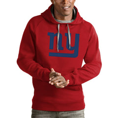 Antigua Victory Pullover Hoodie - New York Giants Hoodies
