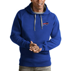 Antigua Logo Victory Pullover Hoodie - Buffalo Bills Hoodies