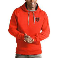 Antigua Logo Victory Pullover Hoodie - Chicago Bears Hoodies