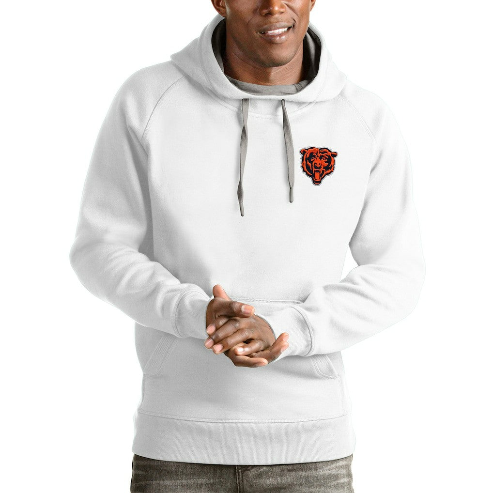 Antigua Logo Victory Pullover Hoodie - Chicago Bears Hoodies