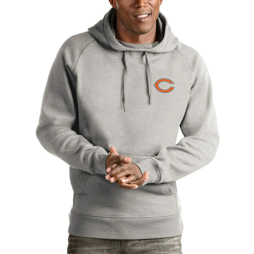 Antigua Logo Victory Pullover Hoodie - Chicago Bears Hoodies