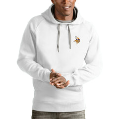 Antigua Logo Victory Pullover Hoodie - Minnesota Vikings Hoodies