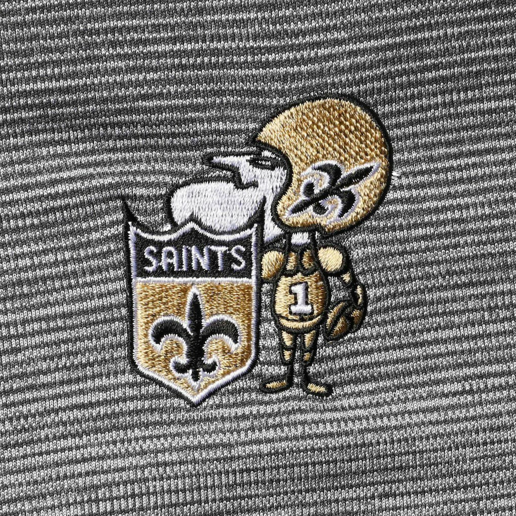 Antigua Throwback Cycle Quarter-Zip Jacket - New Orleans Saints Jackets
