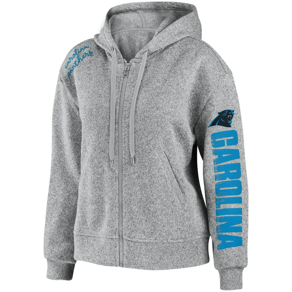 WEAR by Erin Andrews Women's Full-Zip Hoodie - Carolina Panthers Hoodies