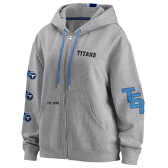 WEAR by Erin Andrews Women's Full-Zip Hoodie - Tennessee Titans Hoodies