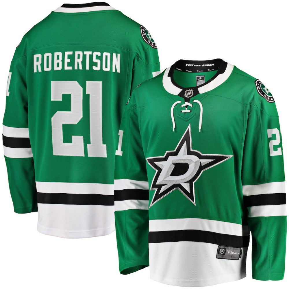 NHL Jason Robertson Dallas Stars Fanatics Home Breakaway Replica Jersey