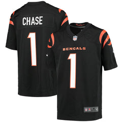 Ja'Marr Chase  Youth Game Jersey - Cincinnati Bengals Jerseys