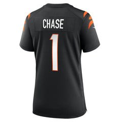 Ja'Marr Chase  Women's Game Jersey - Cincinnati Bengals Jerseys