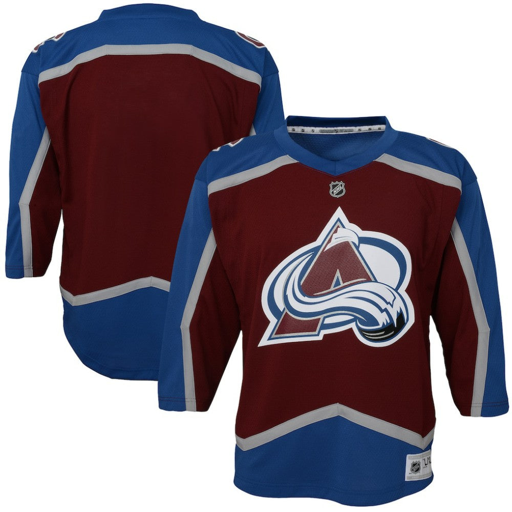 NHL Colorado Avalanche Youth Home Blank Replica Jersey