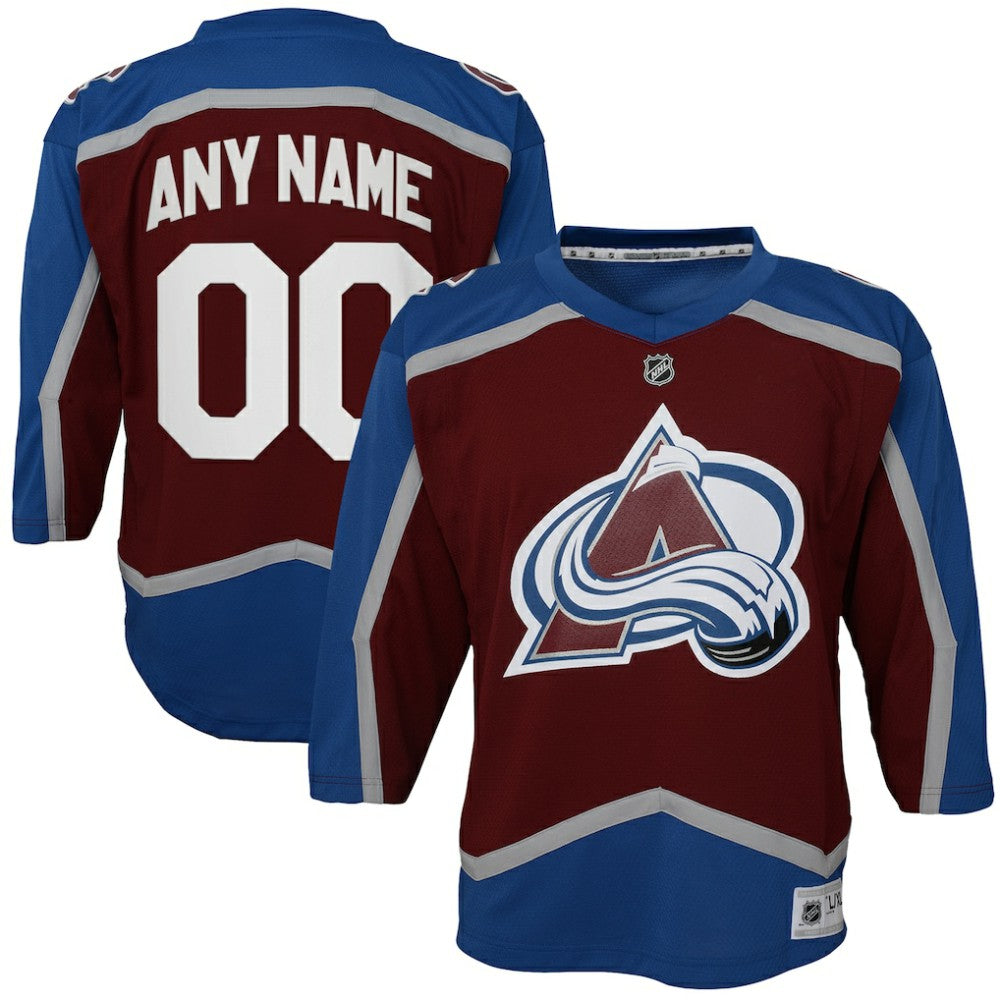 NHL Colorado Avalanche Youth Home Custom Replica Jersey