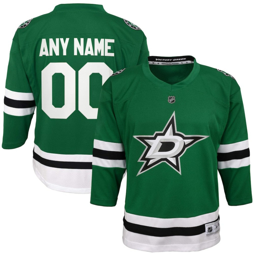 NHL Dallas Stars Youth Home Replica Custom Jersey